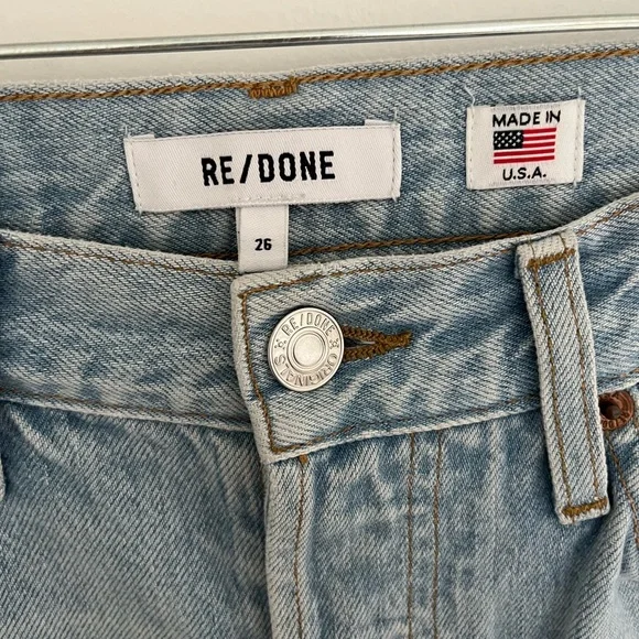 Re/Done straight leg distressed jeans - Picture 5 of 6